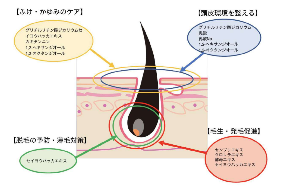 薬用M-1育毛ローションの成分
